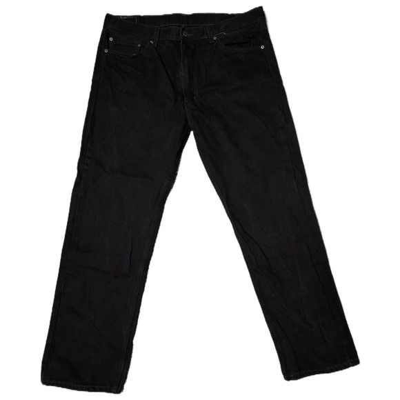 Levi's Other - Levi's 505 Regular Fit Black Jeans Men's W40 L30 Classic Casual Denim Pants (C)